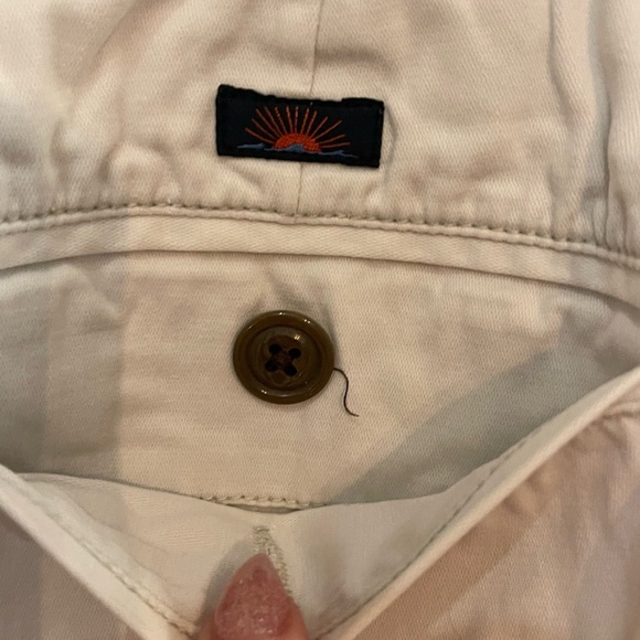 Faherty Light Tan Flat Front Shorts - Picture 6 of 8